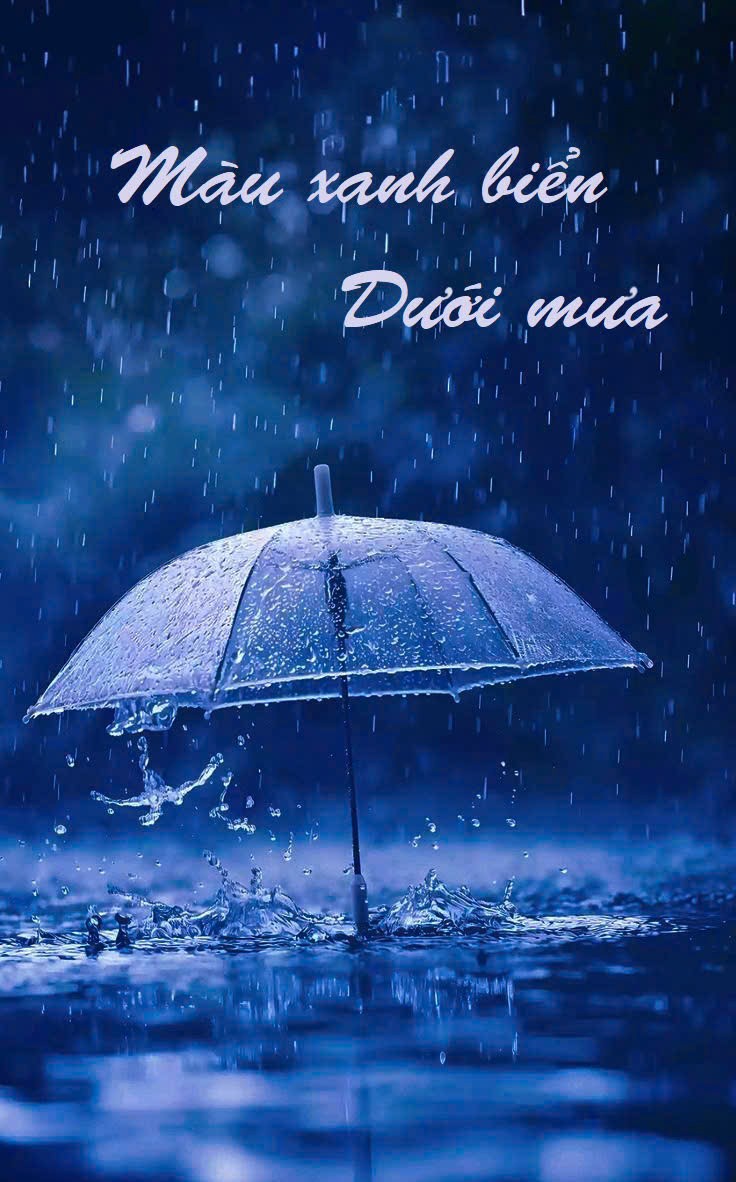 Bìa truyện Màu xanh biển dưới mưa